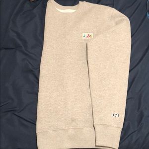 NWT A24 Grey Embroidered Patch Crew Unisex Small
